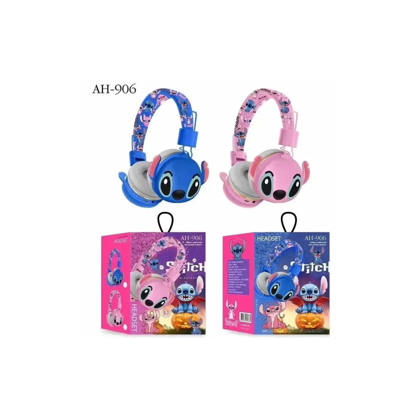 Stitch Kids Headphones – Cute &amp; Comfortable Wireless/Bluetooth Headphones for Kids