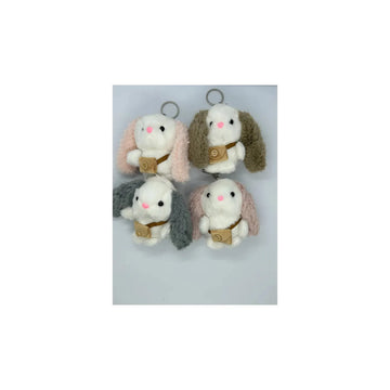 Adorable Plush Bunny Keychain – Soft &amp; Cuddly Toy for Kids