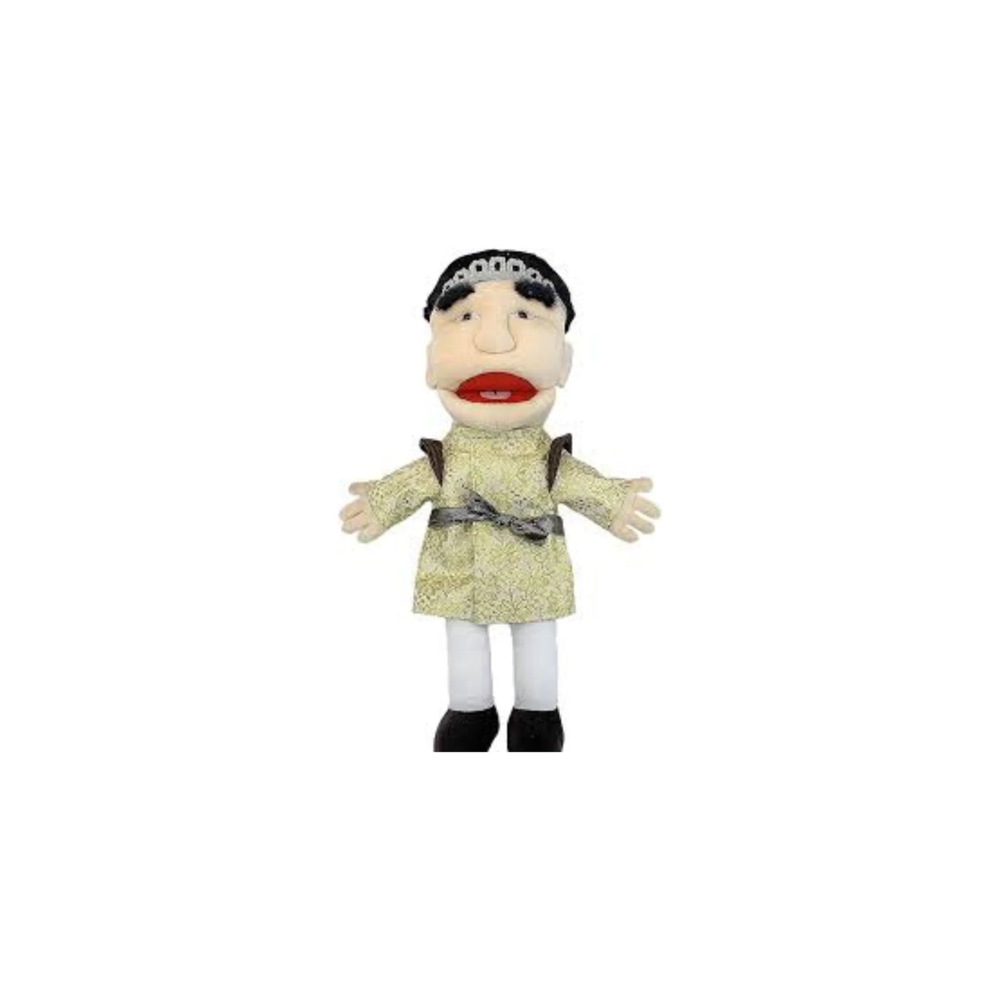 Jeffy Puppet Boy Plush Toy – 19.7-Inch Interactive Hand Puppet with Detailed Outfit