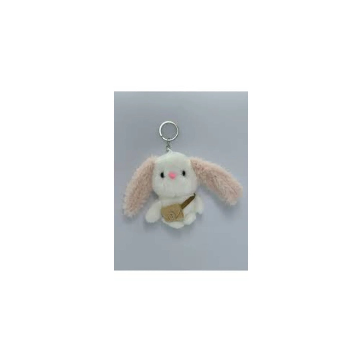 Adorable Plush Bunny Keychain – Soft &amp; Cuddly Toy for Kids