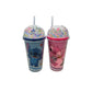 Stitch Kids Glass Cup – Cute &amp; Durable Drinking Cup with Lid &amp; Straw